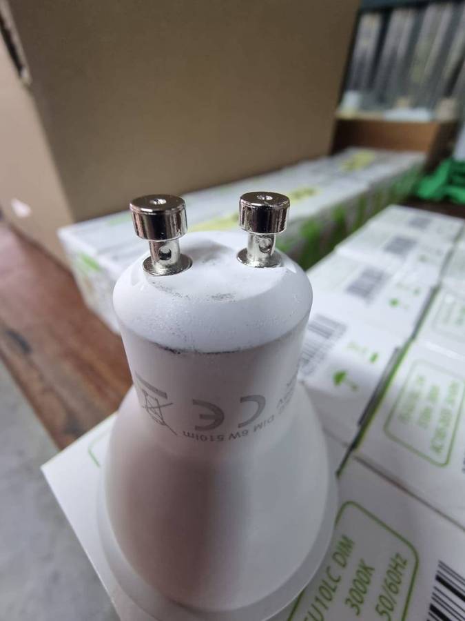 10 Pack - GU10 downlights - warm white