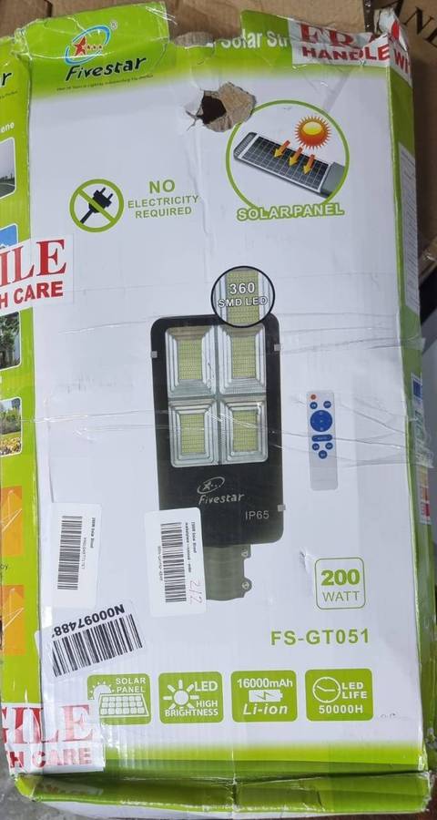 200W Solar Street Light with remote GT051 #2