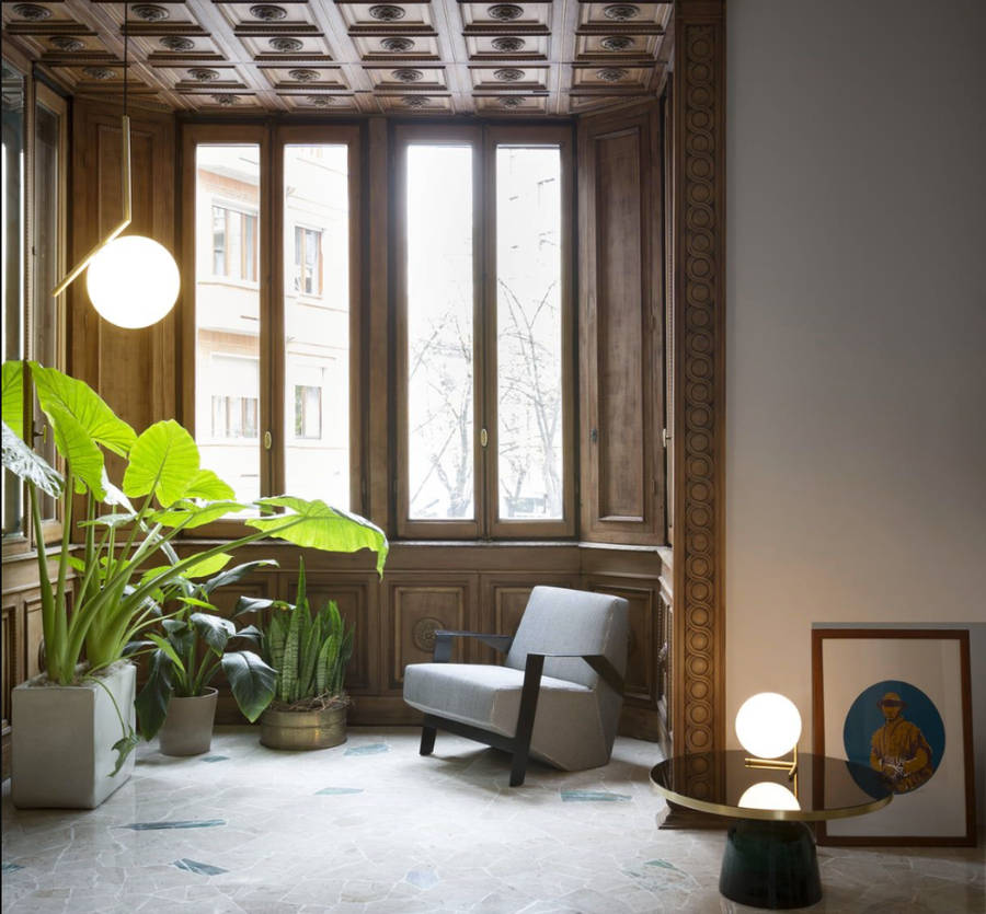 Gold Pendant Light Frost Glass - 6022