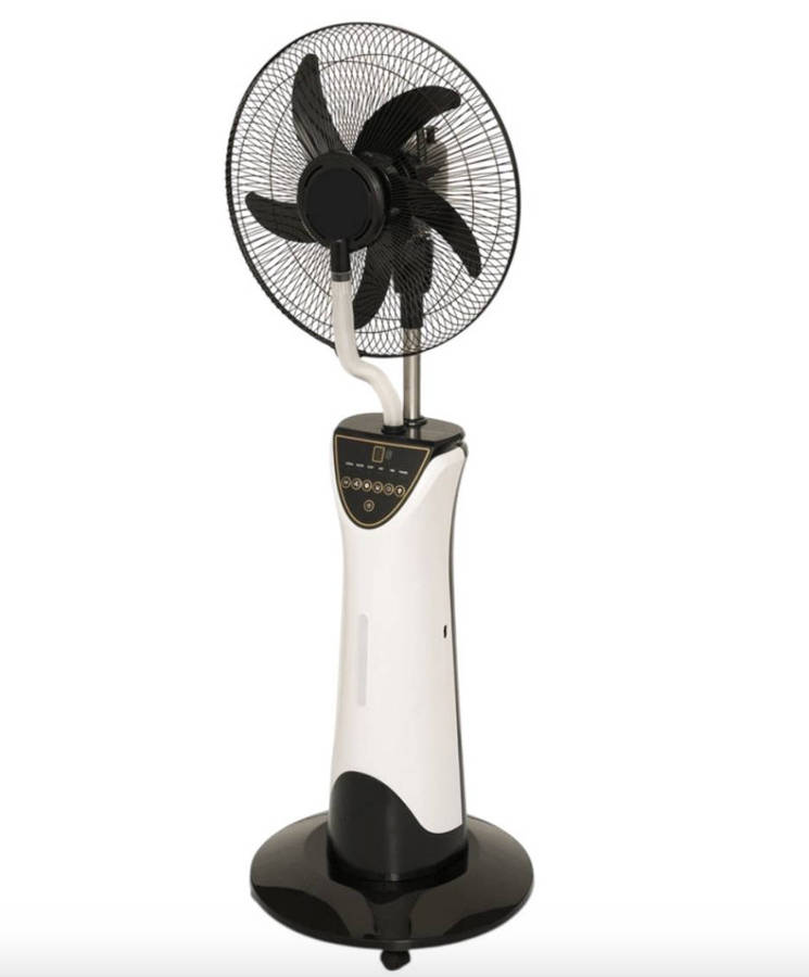 Eurolux Rechargeable Mist Fan With Light & Remote