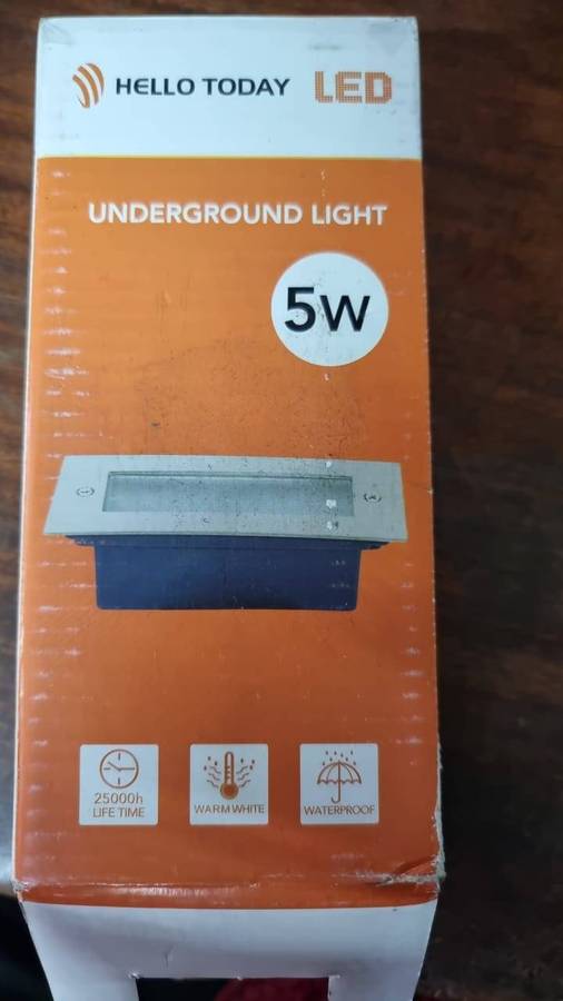 4 pack - LED Brick Light - 5w Warm White