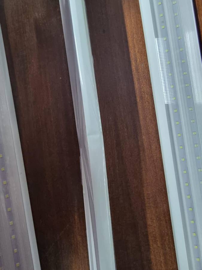 36w Frosted LED Batten Ceiling Light - 7 Pack - 120cm