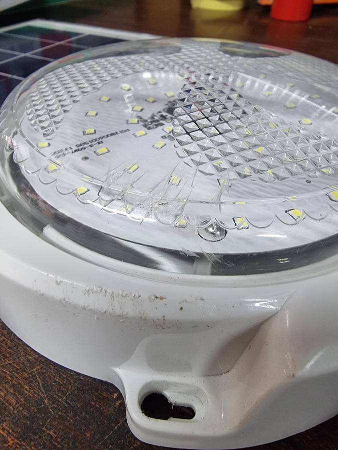 50W Solar Ceiling Light with Remote Control