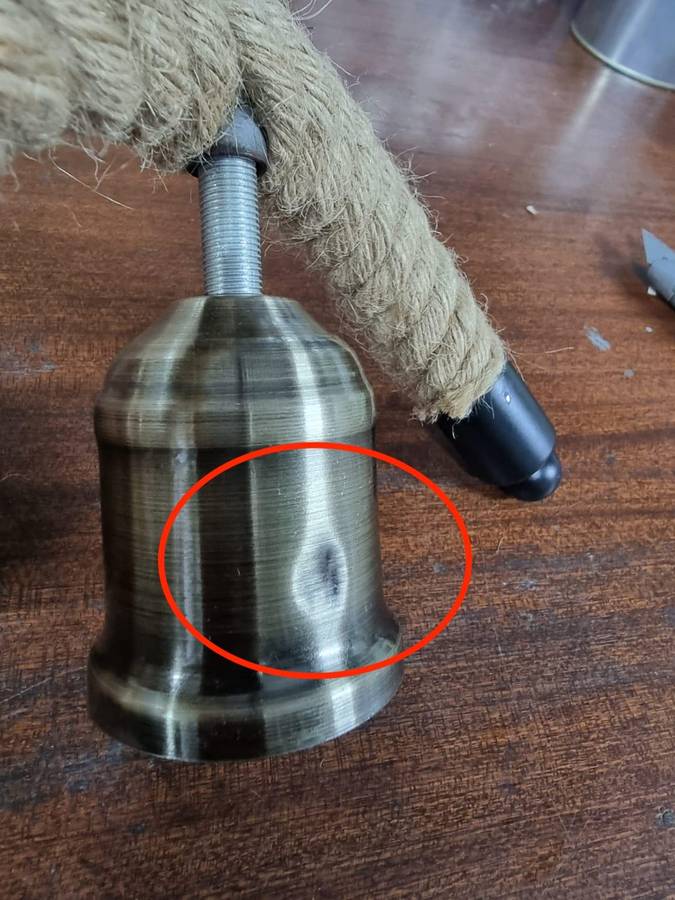 Vintage Wave Style Rope Pendant Light #2