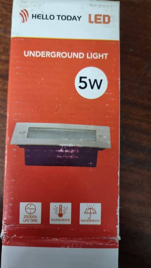 4 pack - LED Brick Light - 5w Warm White
