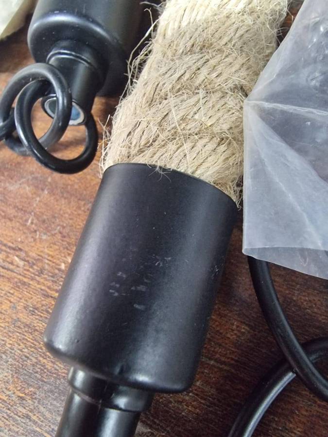 Vintage Wave Style Rope Pendant Light CD26 #