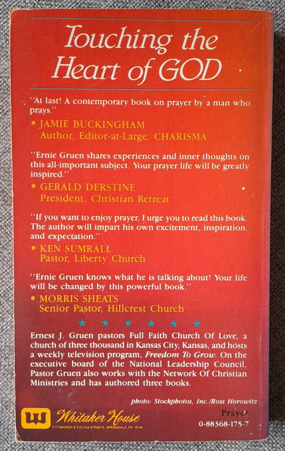 Touching the Heart of God - Ernest Gruen