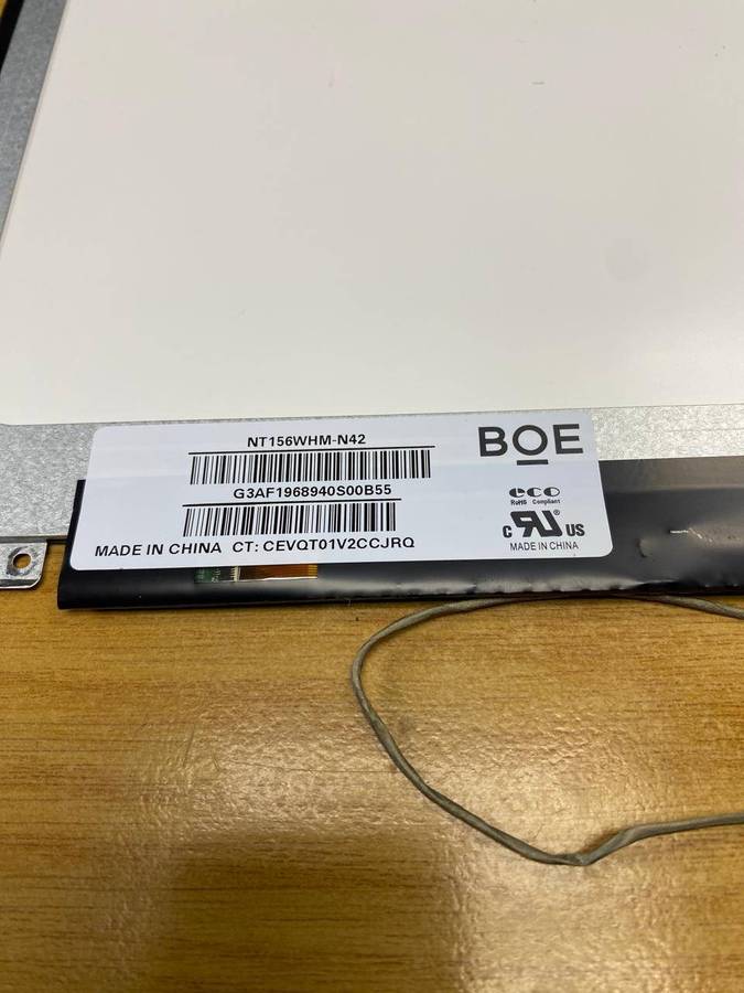 NT156WHM-N42 Laptop replacement screen