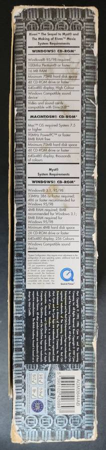 Ages of Myst - Big Box PC Game