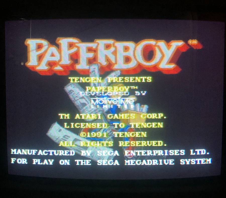 Paperboy - Sega Mega Drive