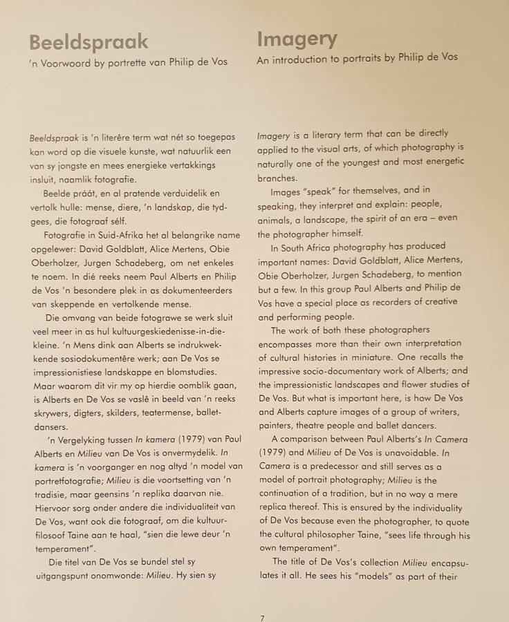 * Geteken * MILIEU - Philip de Vos