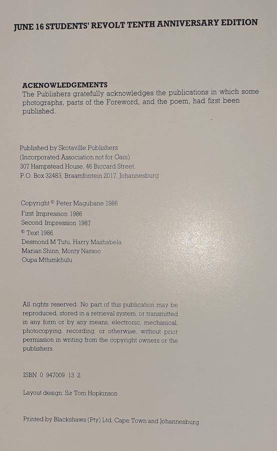 June 16 - Peter Magubane