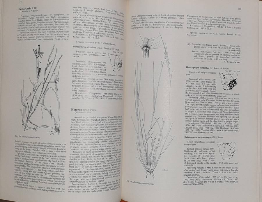 Grasses of Southern Africa - Ed. O.A. Leistner