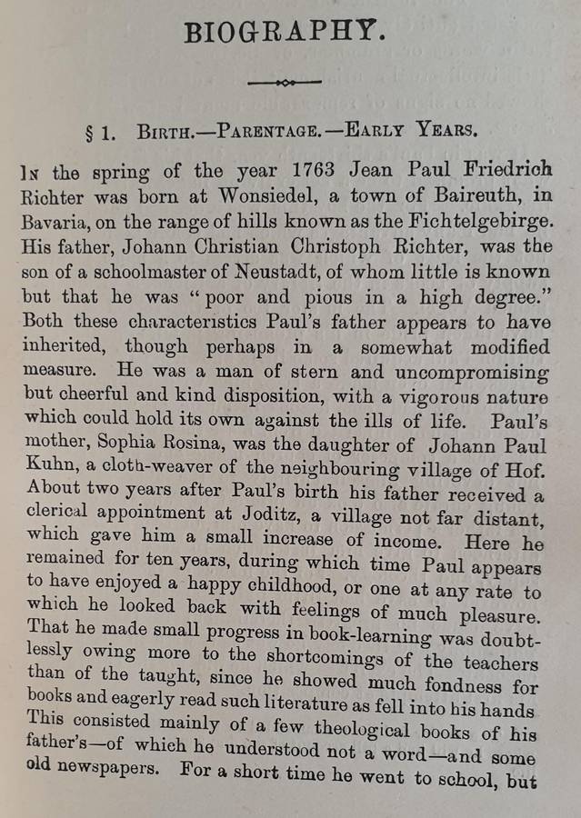 * 1901 * Richter's Levana or The Doctrine of Education