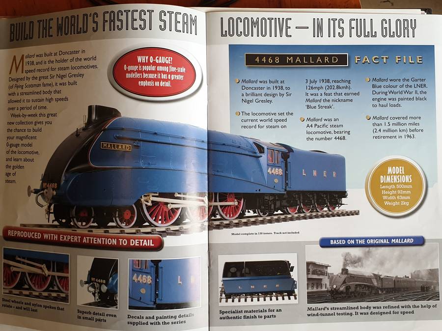 MALLARD - Build the World's fastest Steam Locomotive O-GAUGE