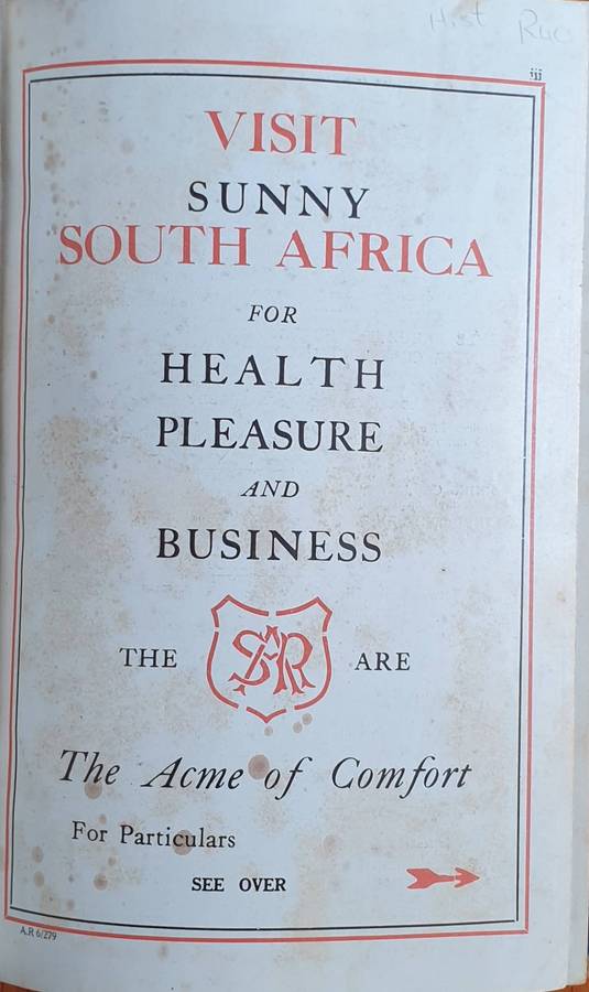 Rhodesian Manual, Mining, Industry, Agriculture, 1937-8