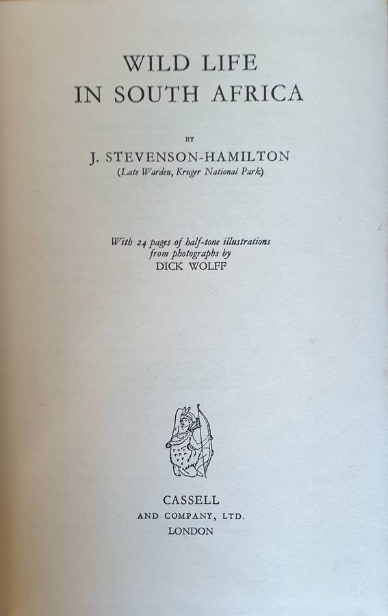Wild Life in South Africa - Lieut. Col. J. Stevenson-Hamilton