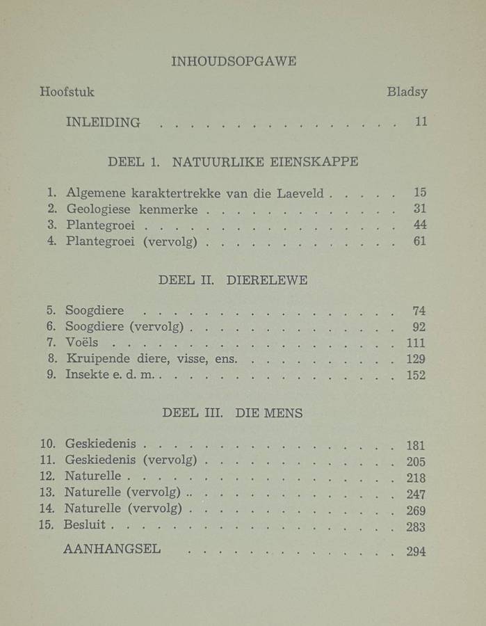 1ste Druk 1949 - Die Laeveld, sy Natuurlewe en sy Mense (Luit.Kol. J. Stevenson-Hamilton)