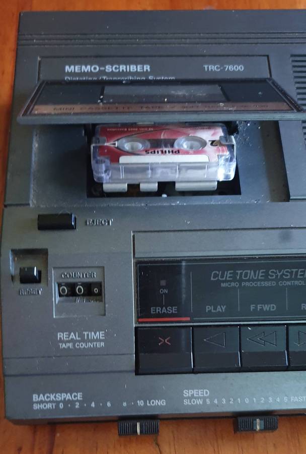 Vintage SANYO TRC 7600 Memo-Scriber