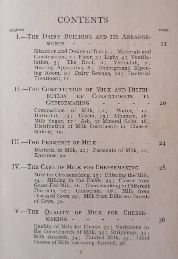 * 1917 * Practical Cheesemaking - A General Guide to the Manufacture of Cheese