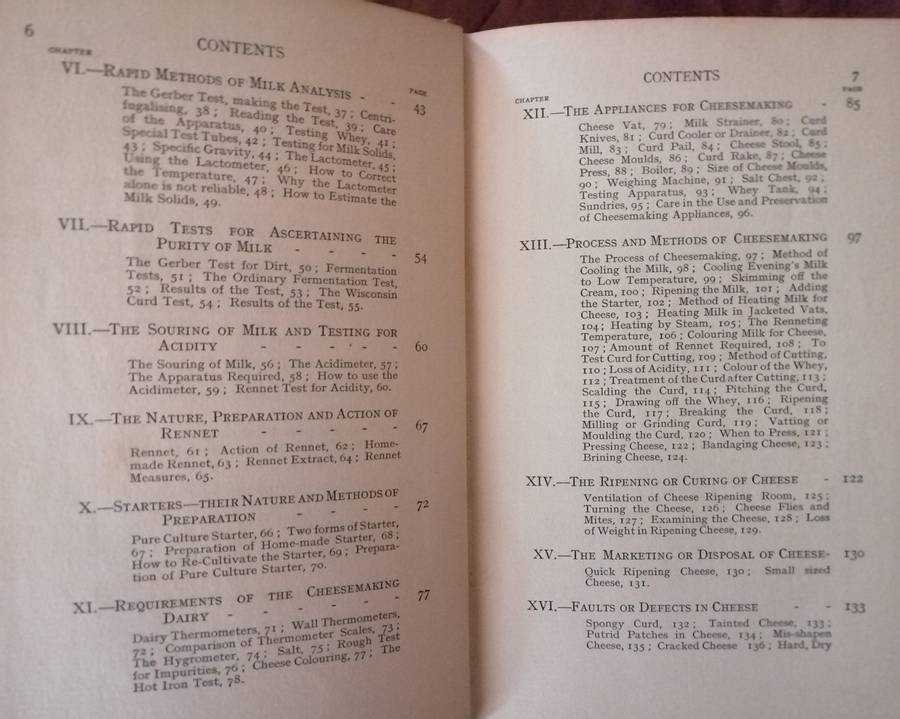 * 1917 * Practical Cheesemaking - A General Guide to the Manufacture of Cheese