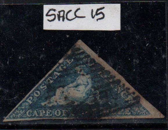 1863 COGH De la Rue 4d triangle in used condition