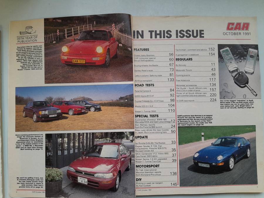 CAR Magazine - October 1991 and November 1991.