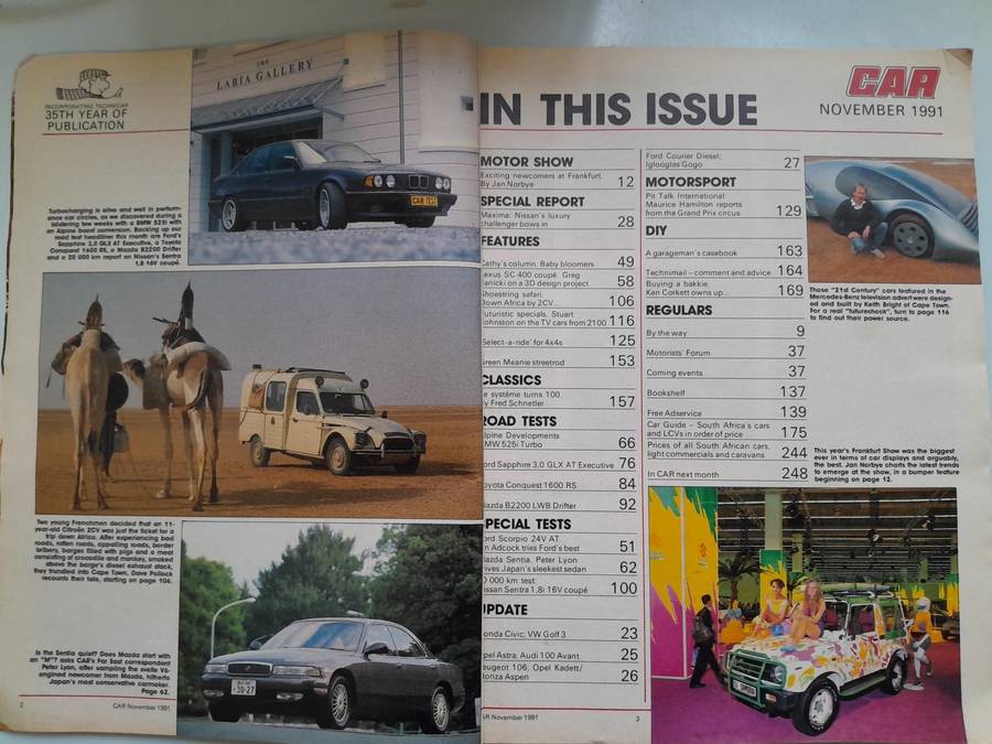 CAR Magazine - October 1991 and November 1991.