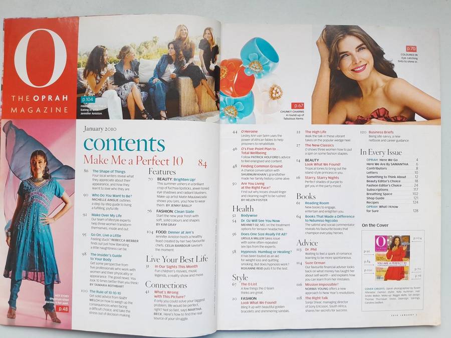 O THE OPRAH MAGAZINE SOUTH AFRICA - JANUARY 2010