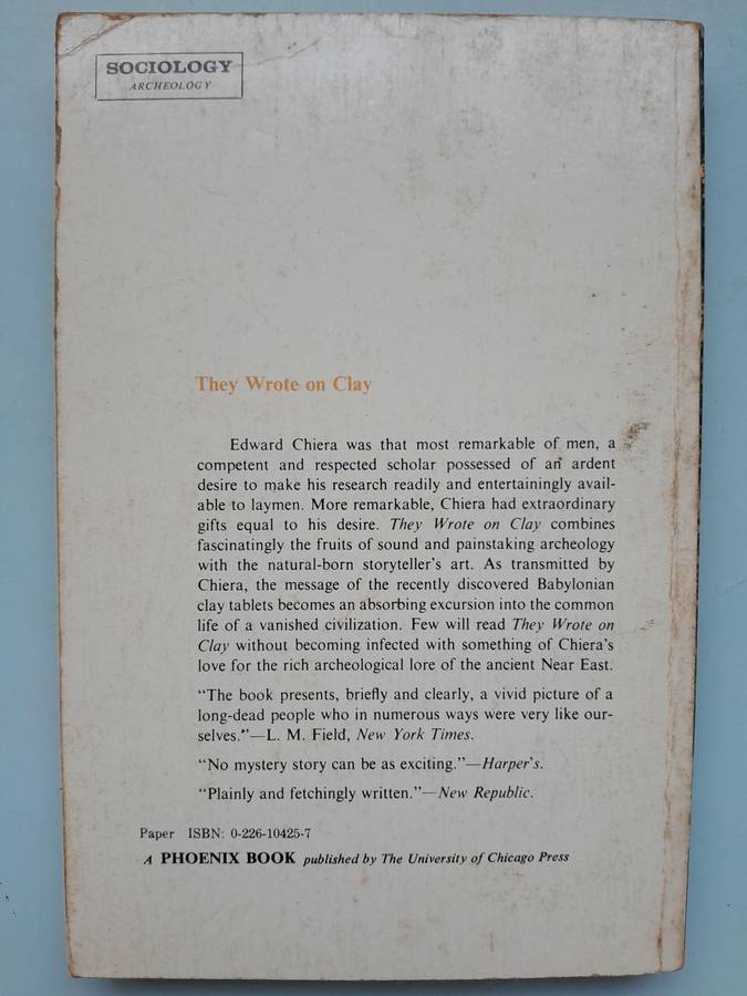 They Wrote on Clay - Edward Chiera