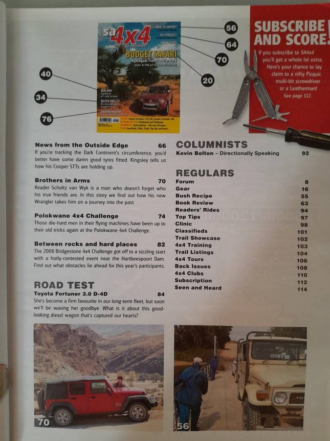 SA 4x4 April 2008.