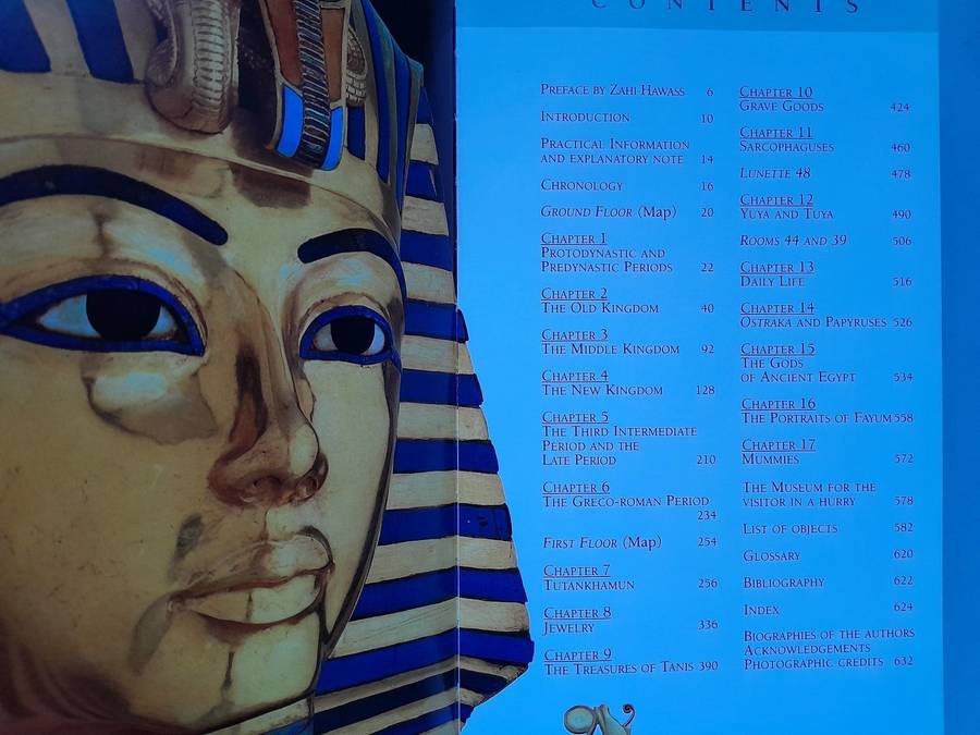 THE TREASURES OF ANCIENT EGYPT - THE COLLECTION OF THE EGYPTIAN MUSEUM IN CAIRO.