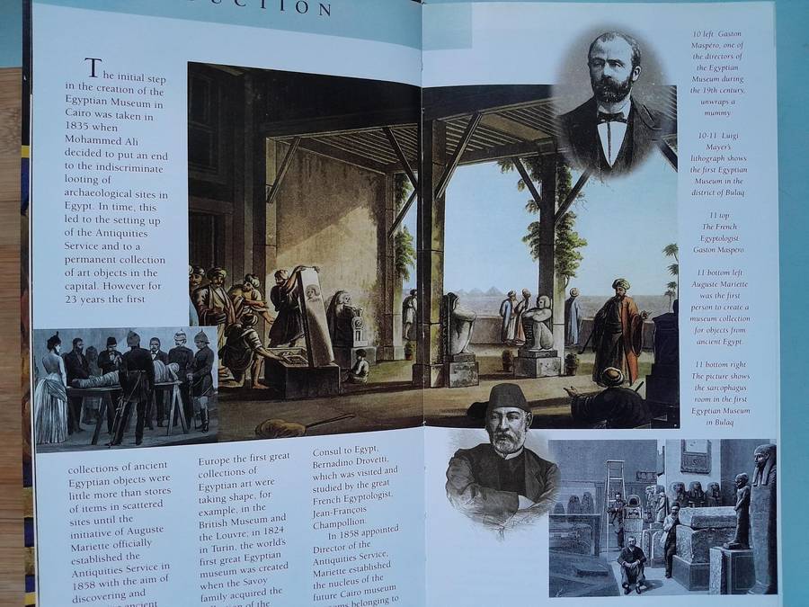 THE TREASURES OF ANCIENT EGYPT - THE COLLECTION OF THE EGYPTIAN MUSEUM IN CAIRO.