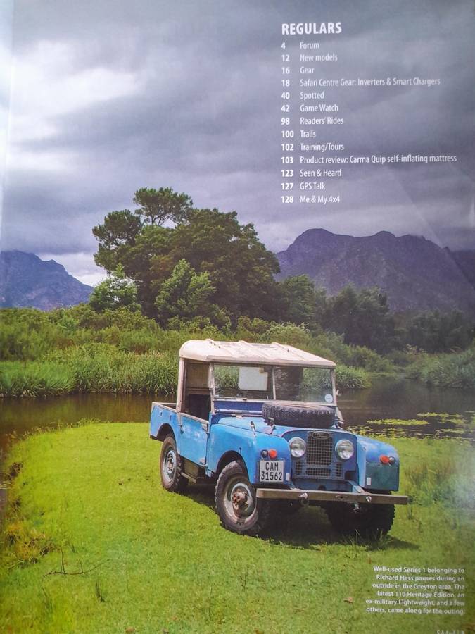 SA 4x4 LAND ROVER Special Edition - April 2016
