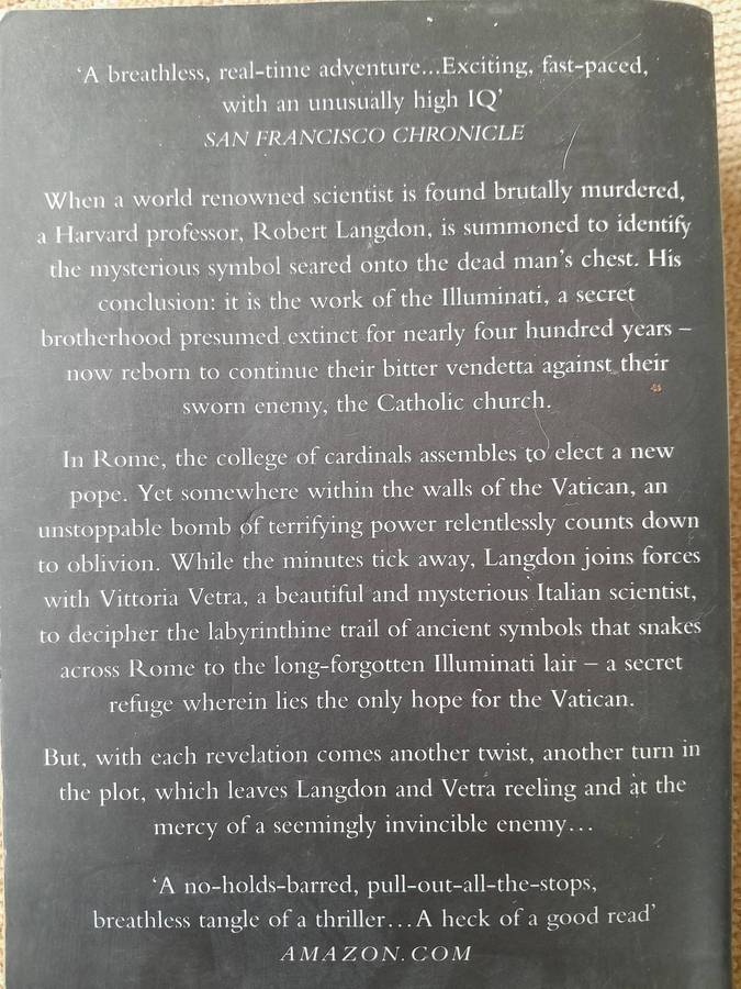 Dan Brown - Angels and Demons.