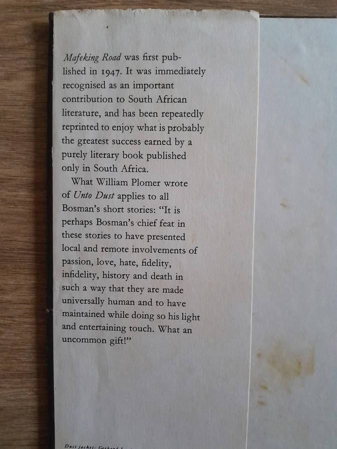 Mafeking Road - Herman Charles Bosman - 1971.