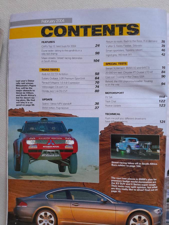 CAR MAGAZINE - February 2004.