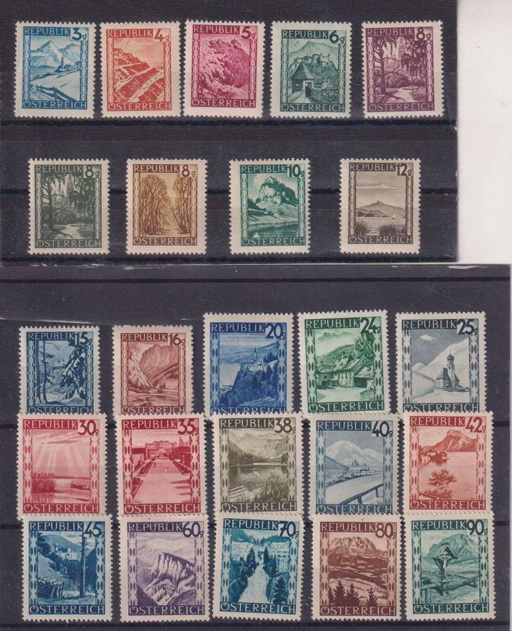 R15 SALE - COLLECTION OF AUSTRIAN STAMPS