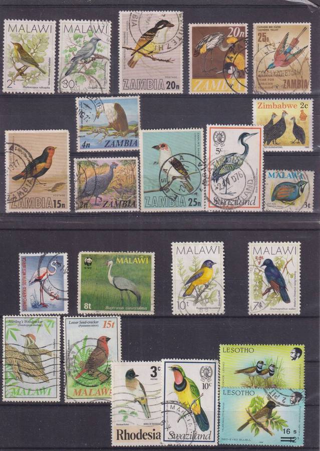 R15 SALE - COLLECTION OF THEMATIC STAMPS - BIRDS