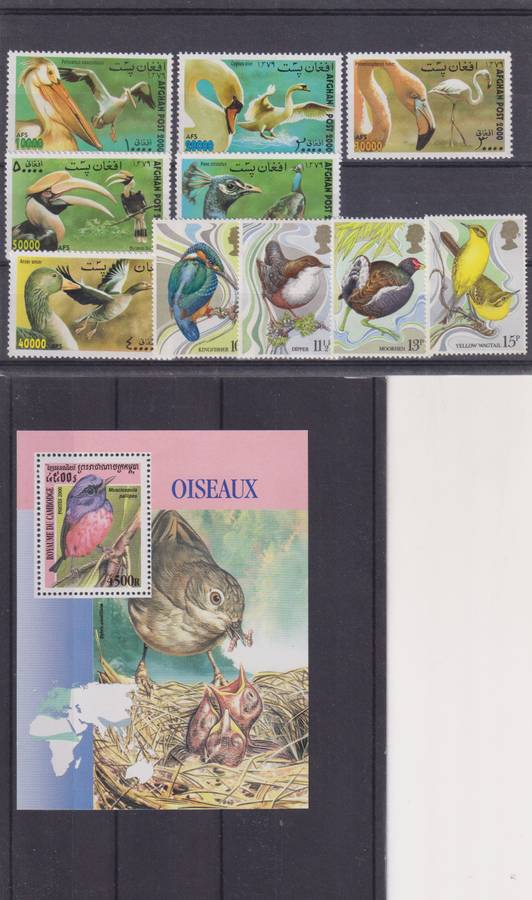 R12 SALE - COLLECTION OF THEMATIC STAMPS - BIRDS