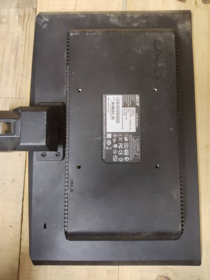 Acer X153W Monitor