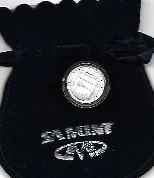 R1 AUCTION - 2012 2 1/2C SILVER PROOF FLYPRESS TICKEY - GAUTRAIN.