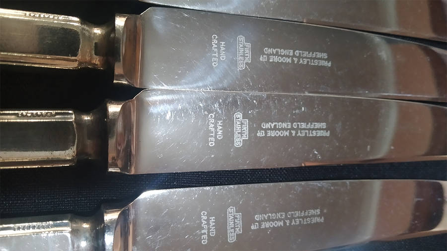 Double Silver Plated A1 EPNS Priestley & Moore 35 Piece Cutlery Set