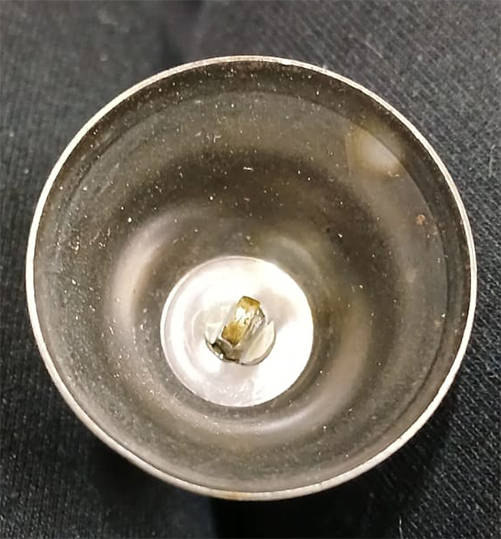 Vintage Souvenir Kennedy Space Center NASA Space Shuttle Discovery Metal Bell