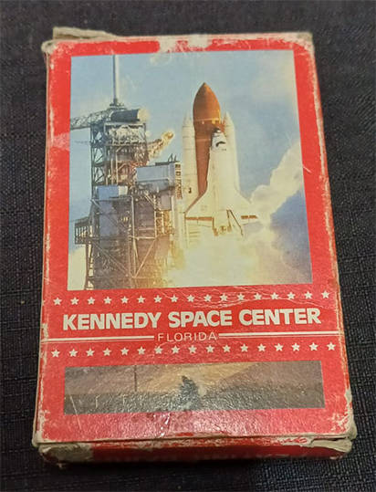 Vintage Souvenir Kennedy Space Center NASA Space Shuttle Playing Cards
