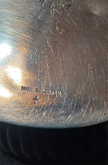 Antique Silver Plated Twin Handled Gadrooned Sugar Bowl - EPNS JD&S 7727 2 Hard Soldered