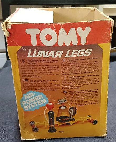 Vintage Tomy Lunar Legs Air-Power System in Original Box - 1980's #9196