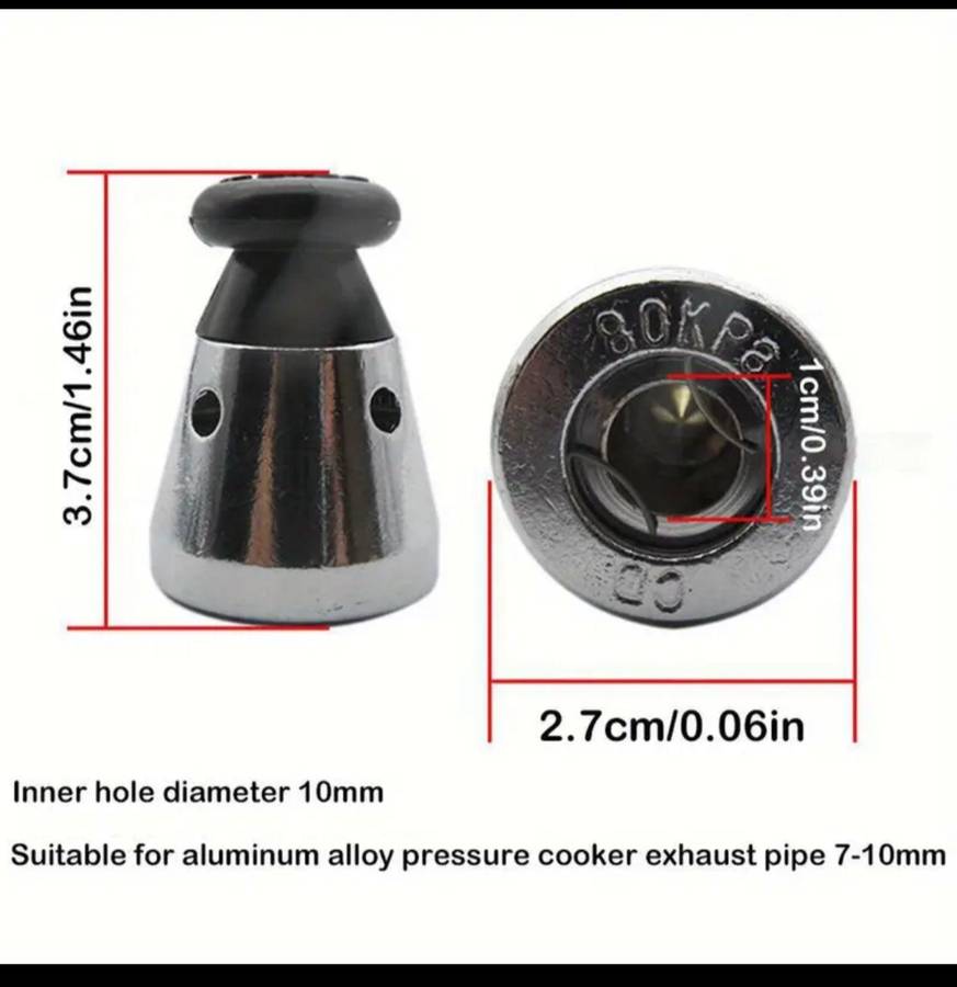 80Kpa & Plastic Pressure Cooker Safety Valve Replacement -