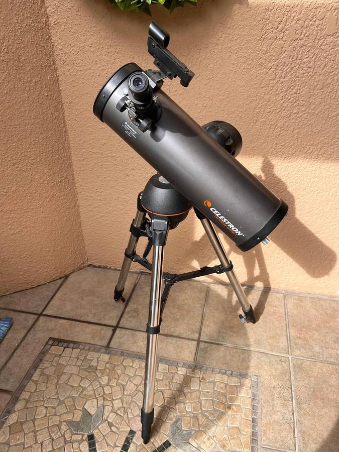 Celestron NexStar114SLT GoTo TelescopeIncludes 9mm Eyepiece, 12V Power Cable, Finder Scope