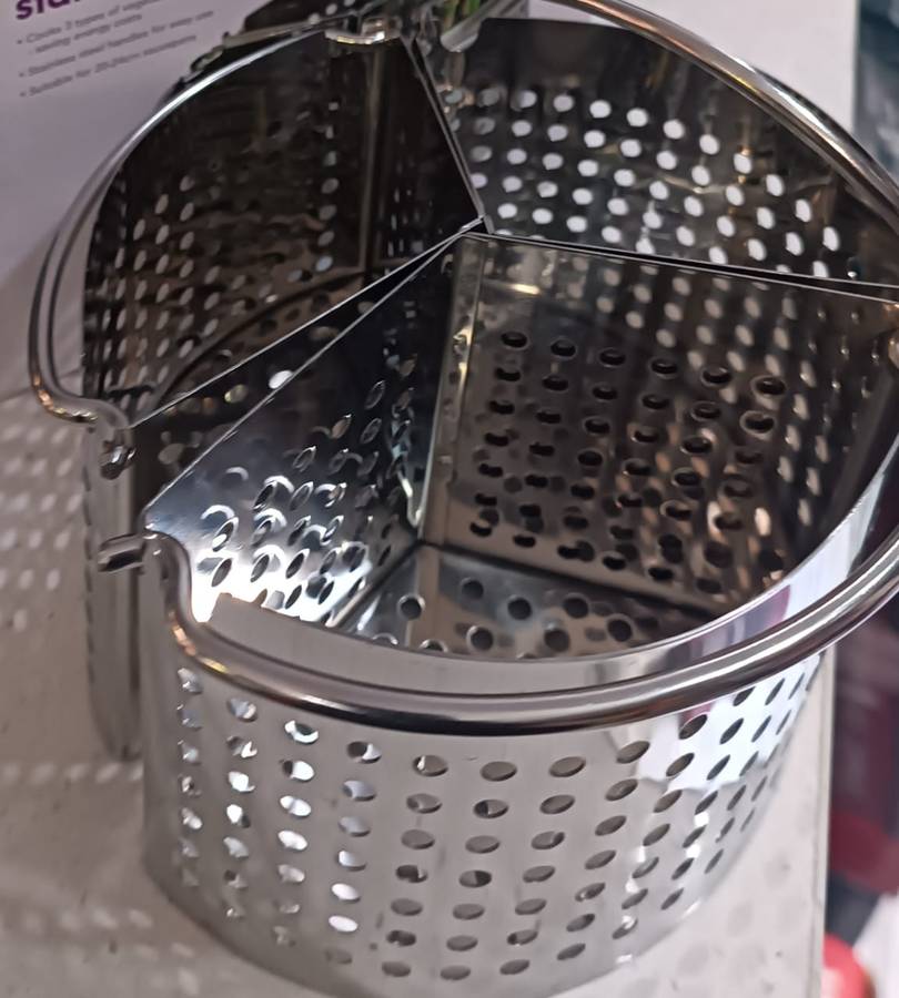 PRESSURE COOKER STAINLESS STEEL VEGETABLE STEAMER